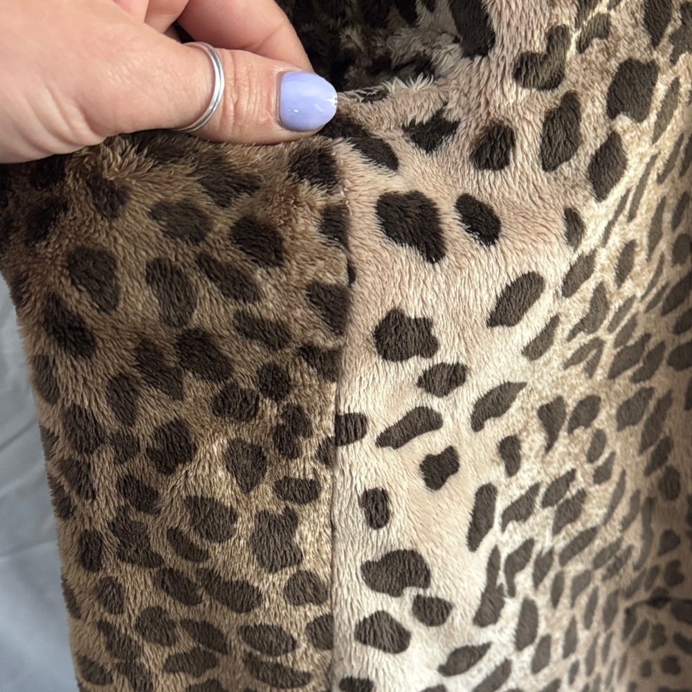 Juliet Michelle vintage Leopard Print Faux Fur Coat - Picture 3 of 6